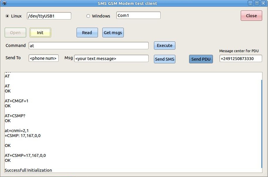 برنامج لشرح طريقة إرسال الرسائل القصيرة عن طريق مودم Gsm مدونة